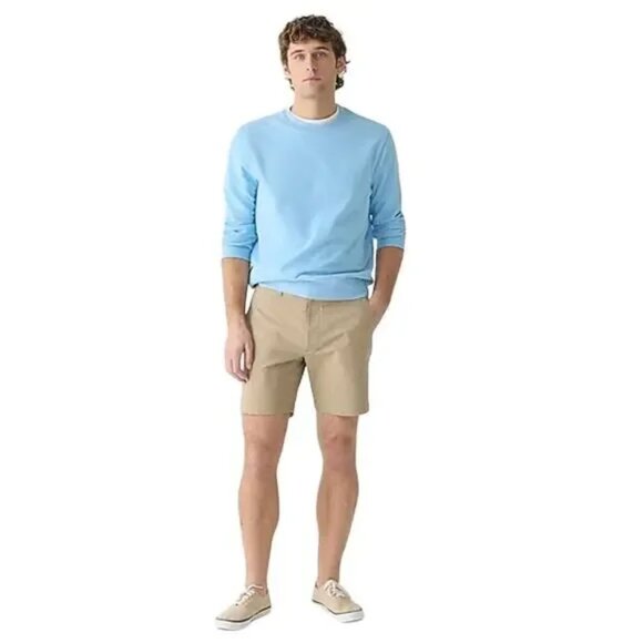 J. Crew 7" Stretch Chino Short Khaki 40 - Picture 1 of 16